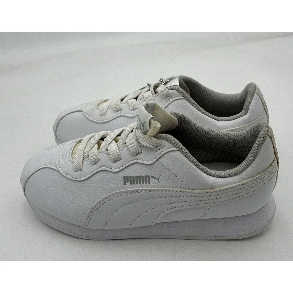 PUMA Unisex Toddlers Turin Sneaker 2.5C Little Kid/Toddler White-White